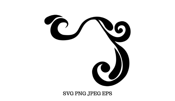 Corner Flourish Swirl Vector: Elegant Illustrations & Graphics