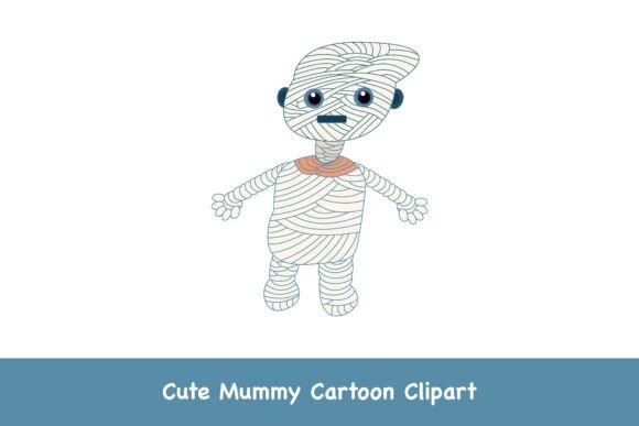 Cute Mummy Cartoon Clipart