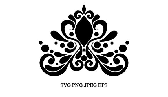 Elegant Flourish Center Motif: Graphics & Illustrations Review
