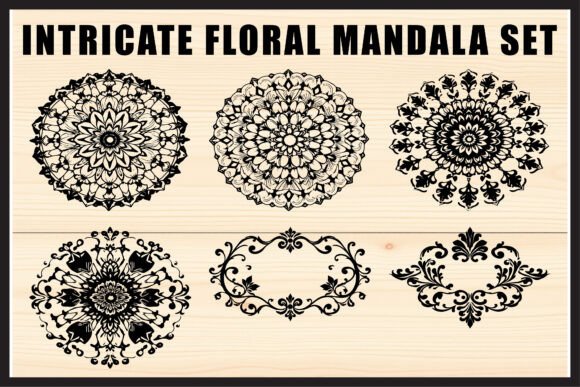 Elegant Mandala Cut File Set: Graphics & Illustrations for Brand Elevation