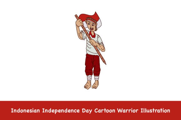 Indonesian Independence Day Cartoon Graphics & Illustrations
