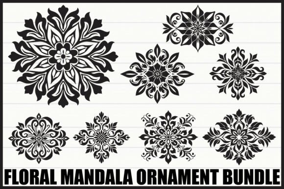Mandala Ornament Design Bundle: Premium Graphics & Illustrations