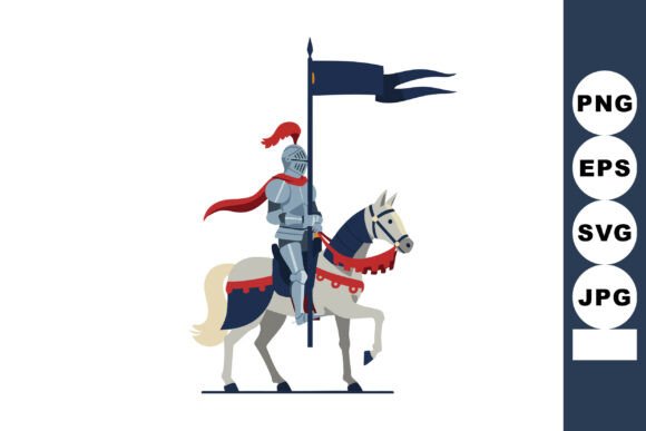 Medieval Knight Graphics & Illustrations