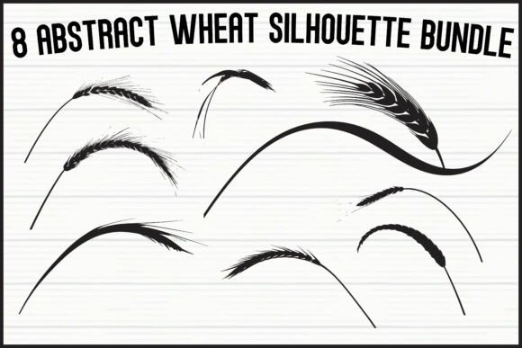 Minimalist Wheat Collection: Graphics & Illustrations