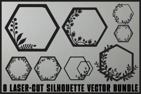 Ornate Border Laser Cut Clipart: Graphics & Illustrations for Handmade Brands