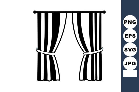 Window Curtains with Tiebacks Simple Bla